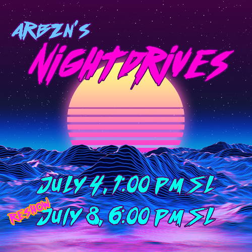 nightdrives event poster